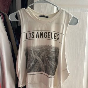 Brandy Melville Los Angeles Muscle Tank Top
